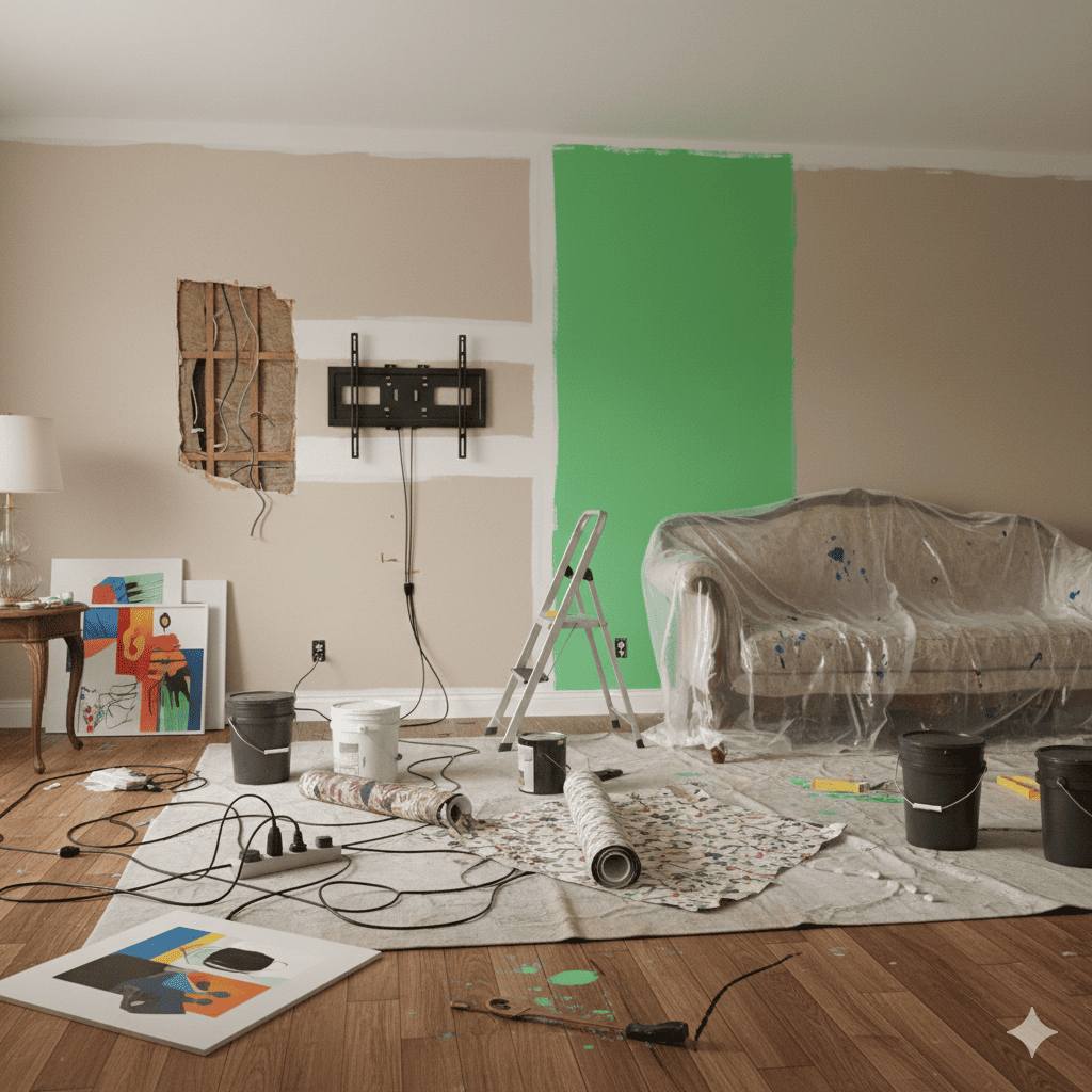 Rénovation salon