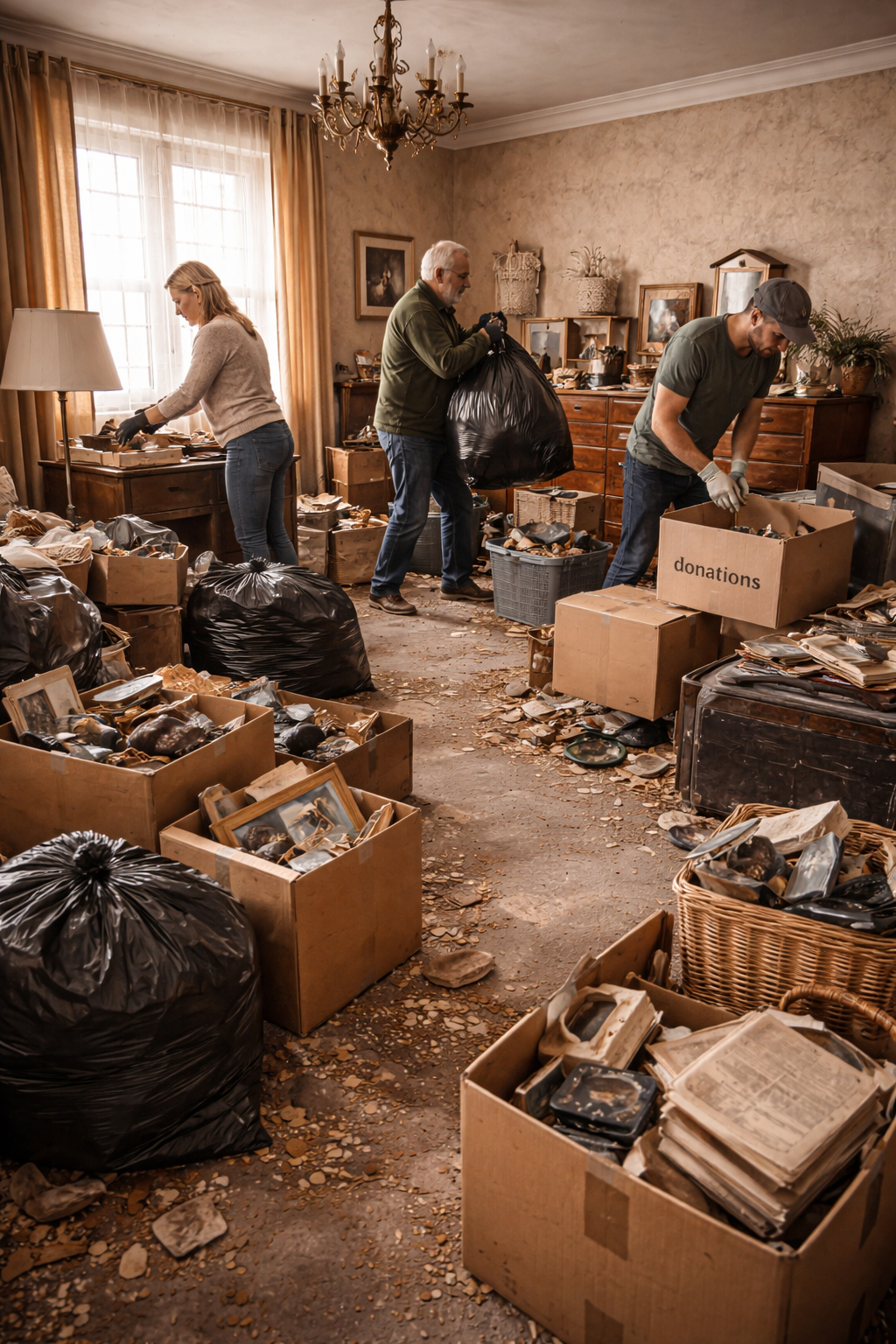 Vider maison ou appartement après décès ou succession